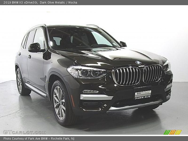 Dark Olive Metallic / Mocha 2019 BMW X3 xDrive30i