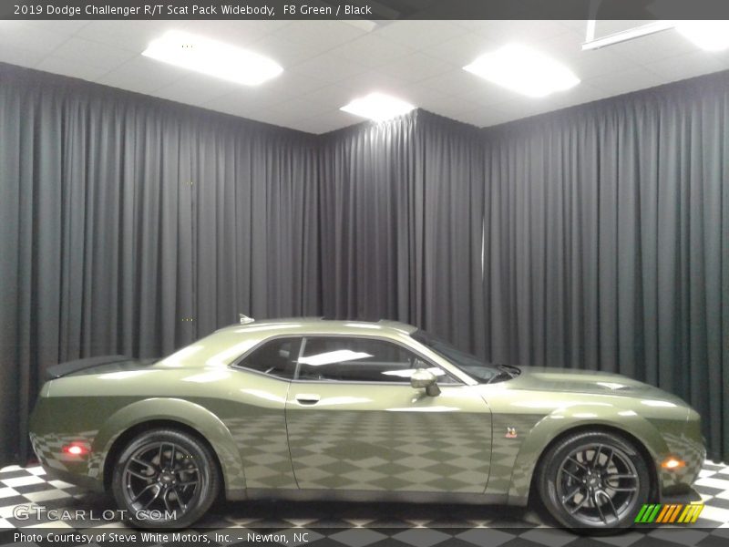 F8 Green / Black 2019 Dodge Challenger R/T Scat Pack Widebody