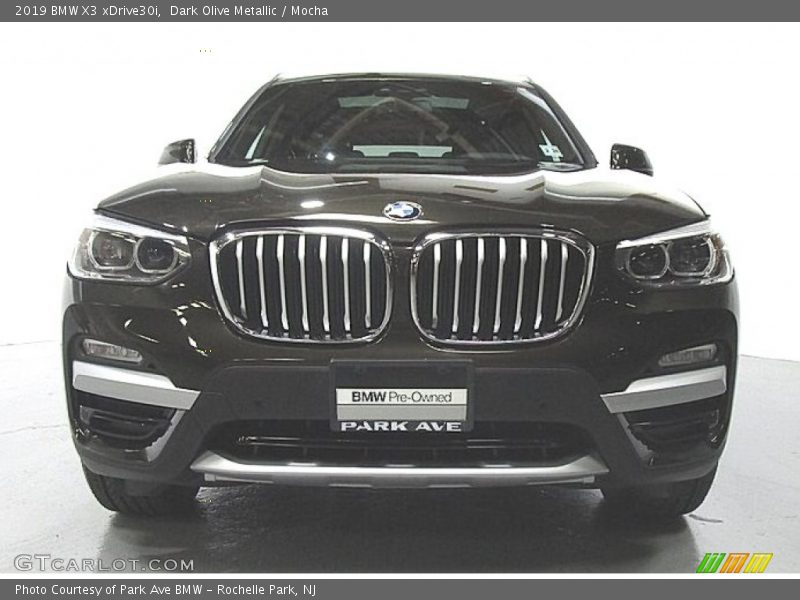 Dark Olive Metallic / Mocha 2019 BMW X3 xDrive30i