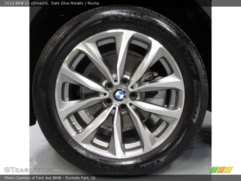 Dark Olive Metallic / Mocha 2019 BMW X3 xDrive30i