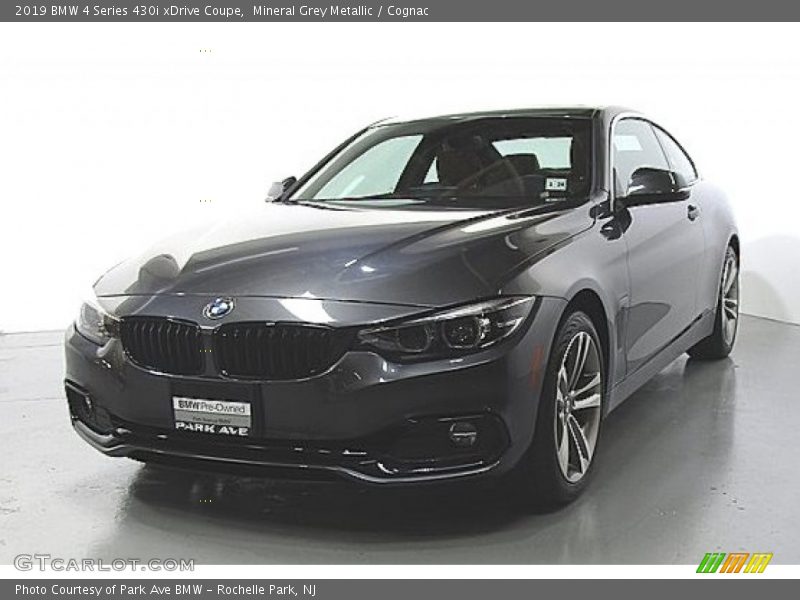 Mineral Grey Metallic / Cognac 2019 BMW 4 Series 430i xDrive Coupe