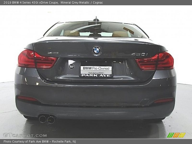 Mineral Grey Metallic / Cognac 2019 BMW 4 Series 430i xDrive Coupe