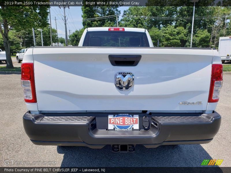 Bright White / Black/Diesel Gray 2019 Ram 2500 Tradesman Regular Cab 4x4