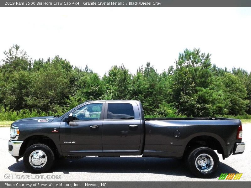 Granite Crystal Metallic / Black/Diesel Gray 2019 Ram 3500 Big Horn Crew Cab 4x4