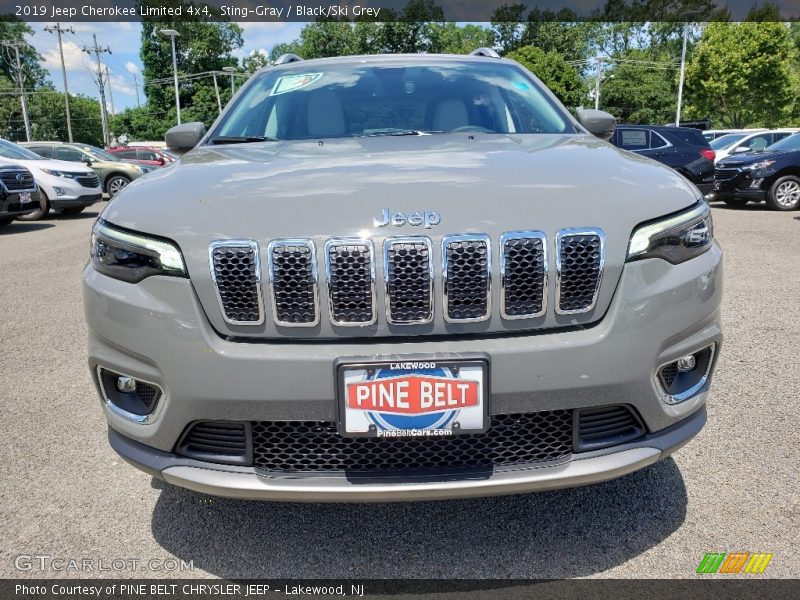 Sting-Gray / Black/Ski Grey 2019 Jeep Cherokee Limited 4x4