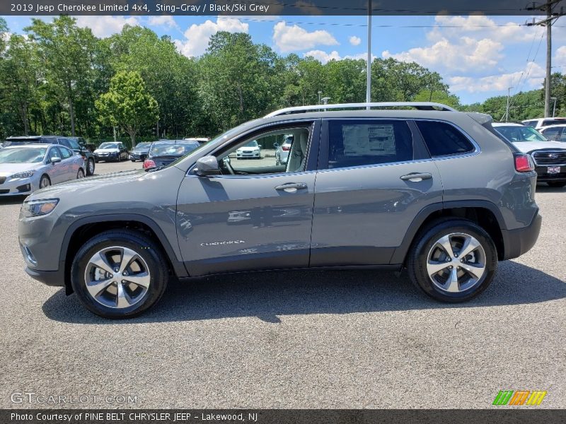 Sting-Gray / Black/Ski Grey 2019 Jeep Cherokee Limited 4x4