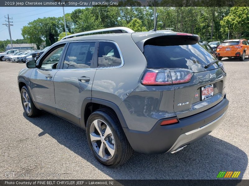 Sting-Gray / Black/Ski Grey 2019 Jeep Cherokee Limited 4x4