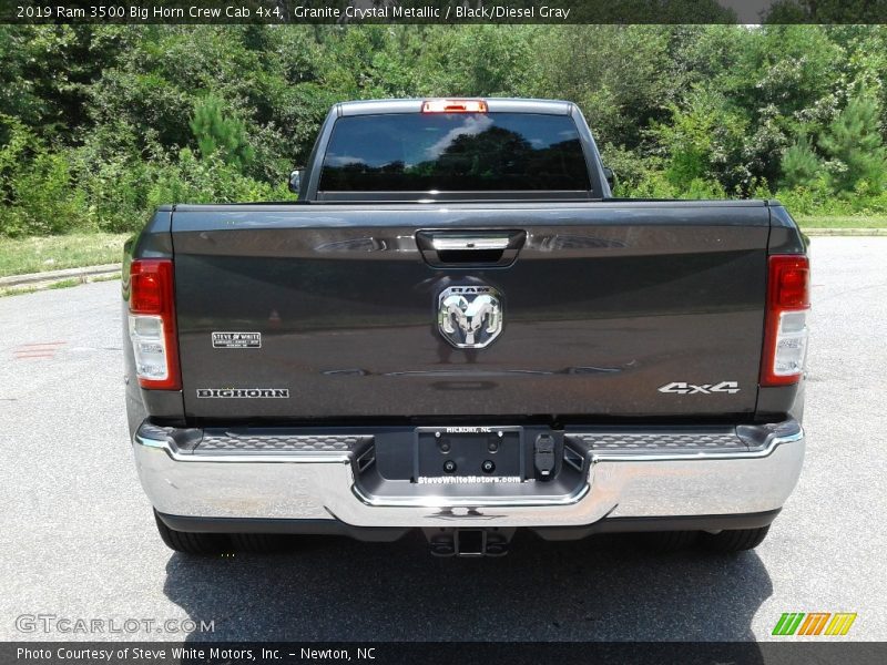 Granite Crystal Metallic / Black/Diesel Gray 2019 Ram 3500 Big Horn Crew Cab 4x4