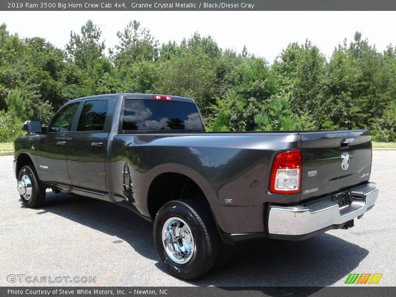 Granite Crystal Metallic / Black/Diesel Gray 2019 Ram 3500 Big Horn Crew Cab 4x4