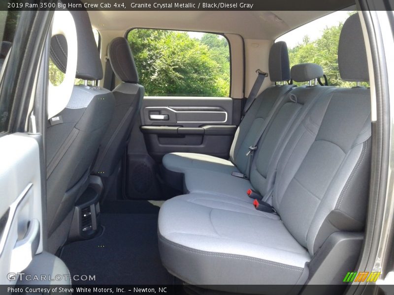 Granite Crystal Metallic / Black/Diesel Gray 2019 Ram 3500 Big Horn Crew Cab 4x4