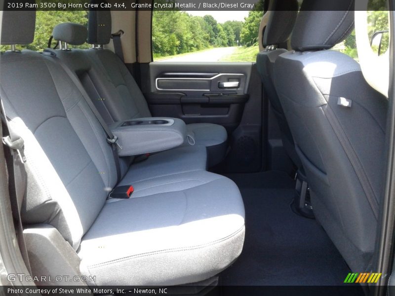 Granite Crystal Metallic / Black/Diesel Gray 2019 Ram 3500 Big Horn Crew Cab 4x4