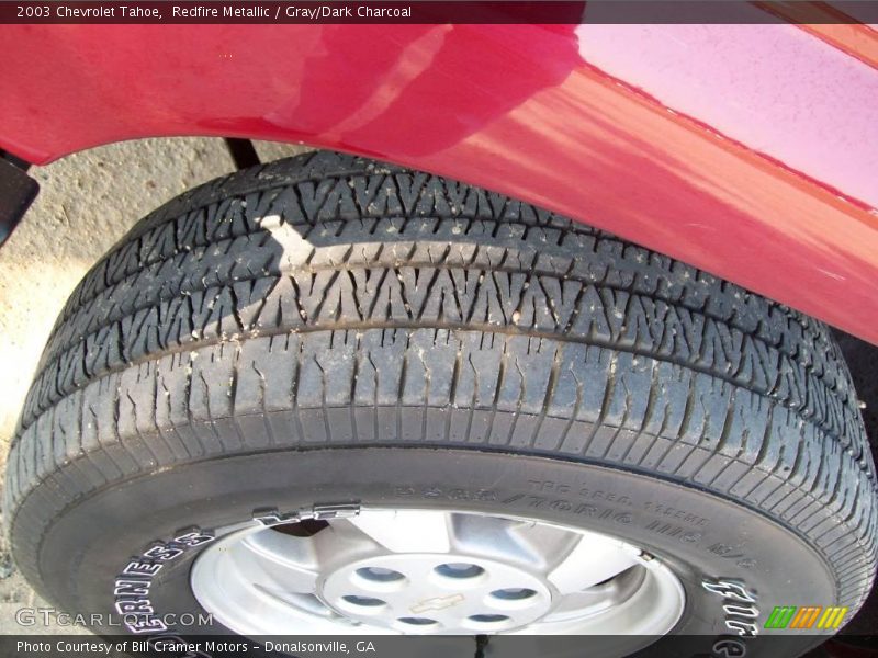 Redfire Metallic / Gray/Dark Charcoal 2003 Chevrolet Tahoe