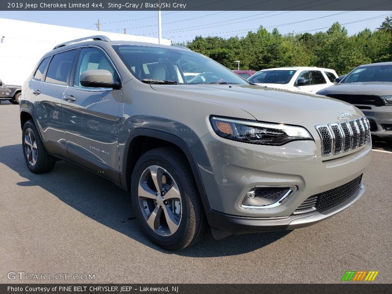 Sting-Gray / Black/Ski Grey 2019 Jeep Cherokee Limited 4x4