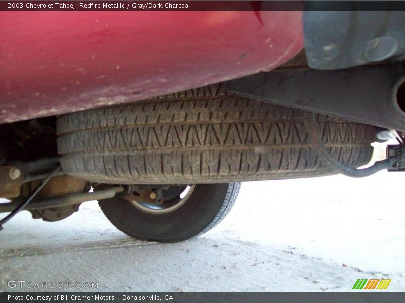 Redfire Metallic / Gray/Dark Charcoal 2003 Chevrolet Tahoe