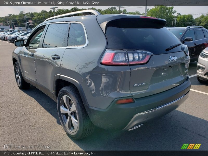 Sting-Gray / Black/Ski Grey 2019 Jeep Cherokee Limited 4x4