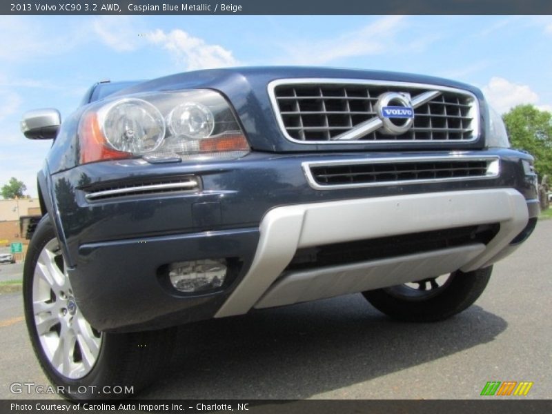 Caspian Blue Metallic / Beige 2013 Volvo XC90 3.2 AWD