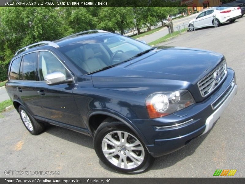 Caspian Blue Metallic / Beige 2013 Volvo XC90 3.2 AWD