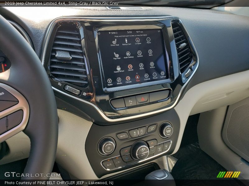 Sting-Gray / Black/Ski Grey 2019 Jeep Cherokee Limited 4x4