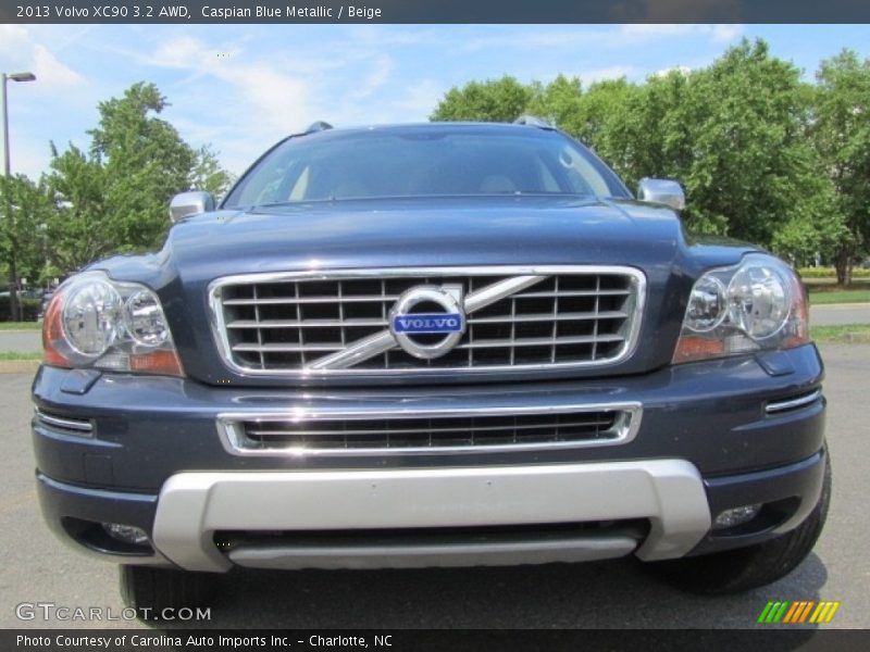 Caspian Blue Metallic / Beige 2013 Volvo XC90 3.2 AWD