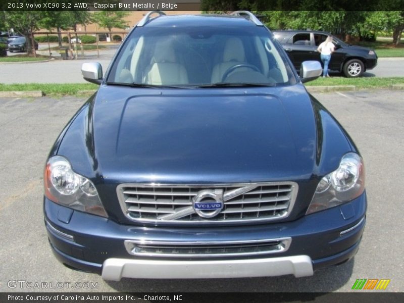 Caspian Blue Metallic / Beige 2013 Volvo XC90 3.2 AWD
