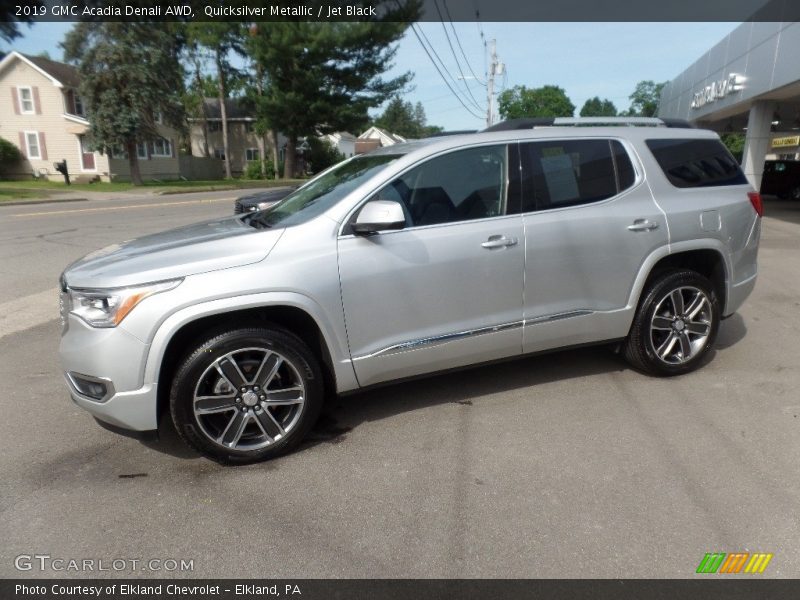 Quicksilver Metallic / Jet Black 2019 GMC Acadia Denali AWD