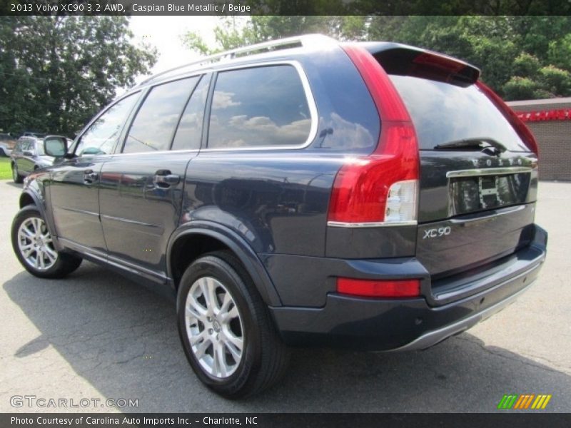 Caspian Blue Metallic / Beige 2013 Volvo XC90 3.2 AWD