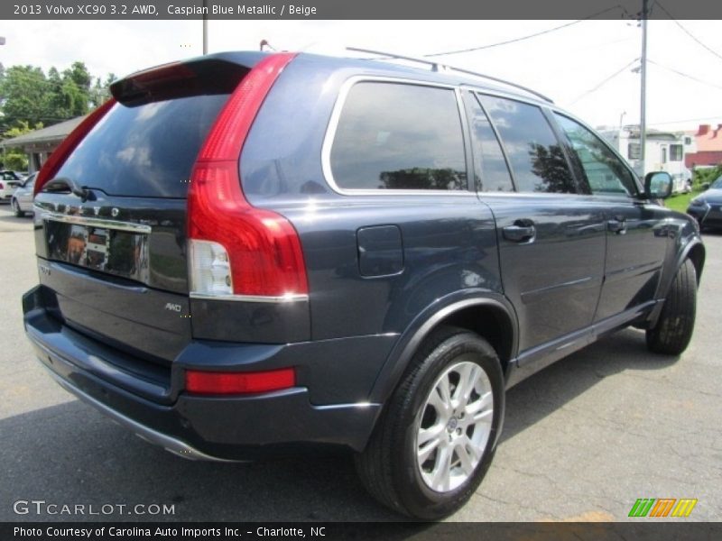 Caspian Blue Metallic / Beige 2013 Volvo XC90 3.2 AWD