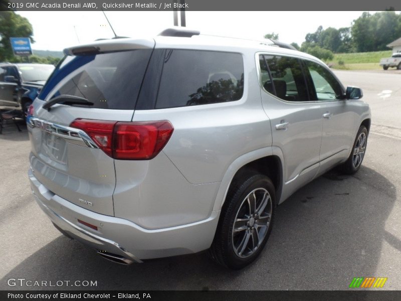 Quicksilver Metallic / Jet Black 2019 GMC Acadia Denali AWD