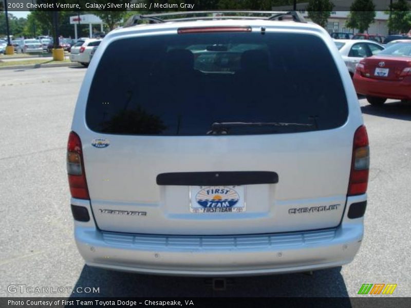 Galaxy Silver Metallic / Medium Gray 2003 Chevrolet Venture