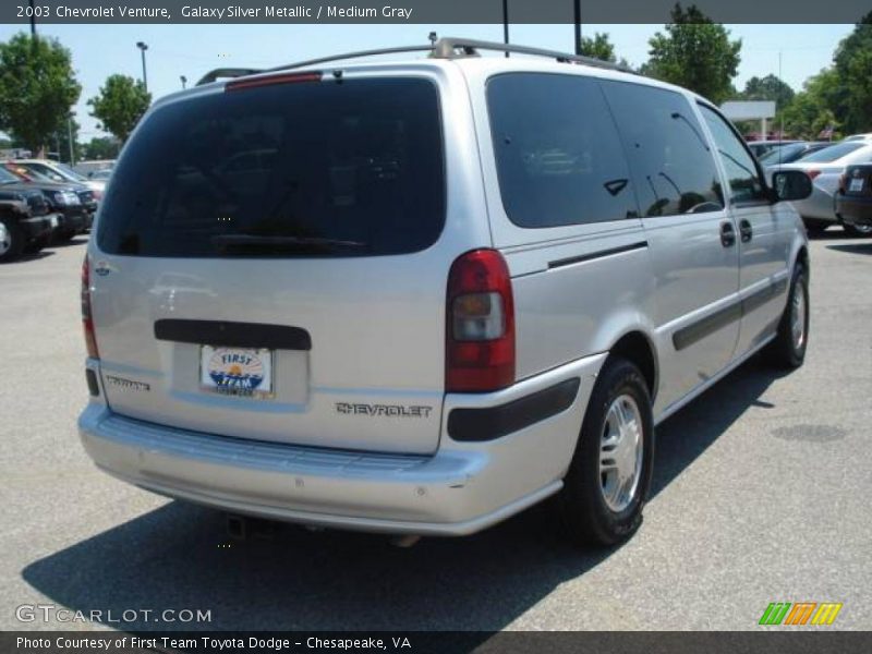 Galaxy Silver Metallic / Medium Gray 2003 Chevrolet Venture