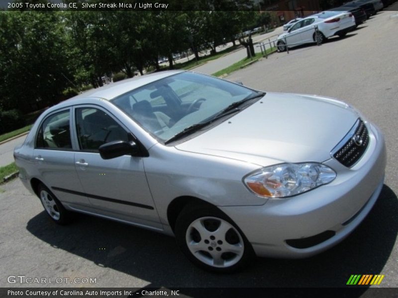 Silver Streak Mica / Light Gray 2005 Toyota Corolla CE