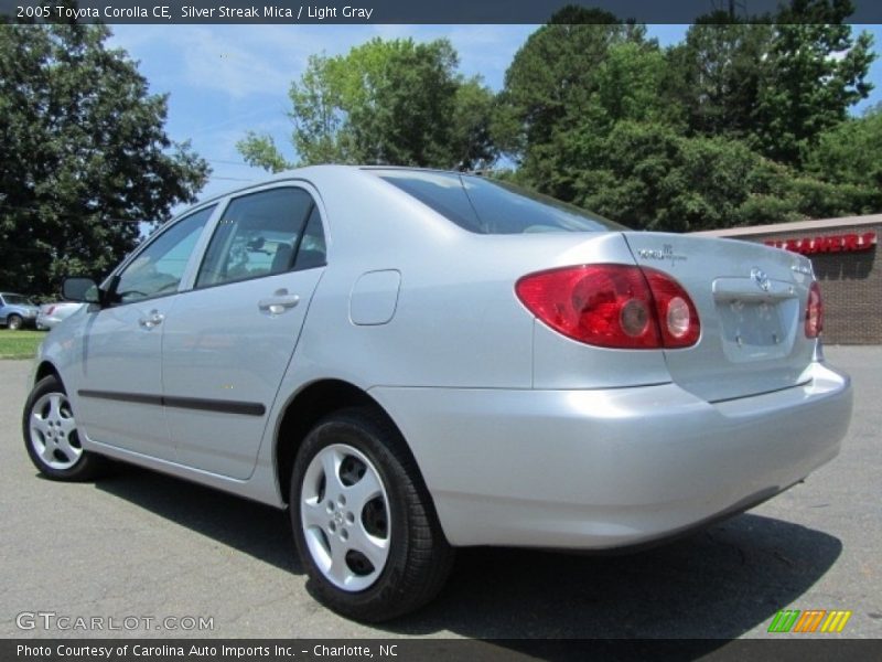 Silver Streak Mica / Light Gray 2005 Toyota Corolla CE