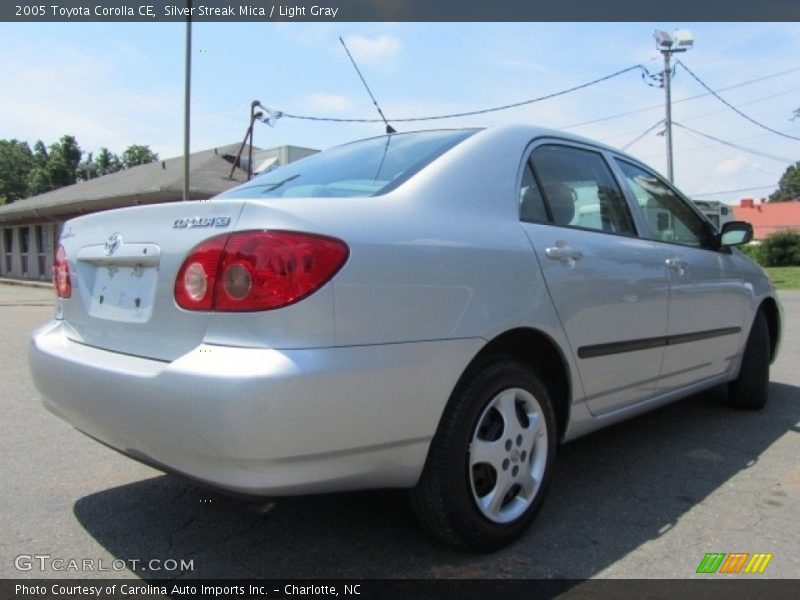 Silver Streak Mica / Light Gray 2005 Toyota Corolla CE