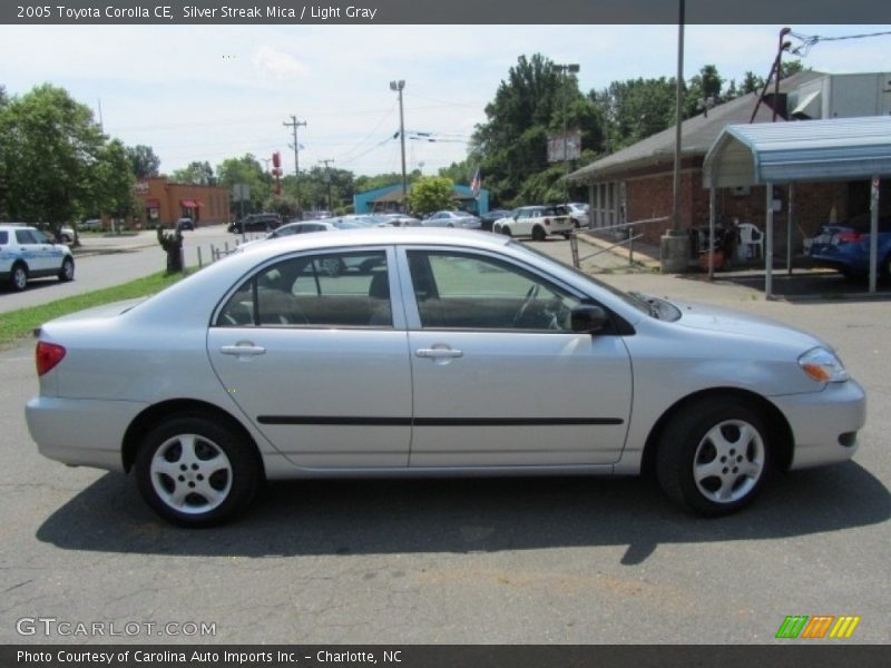 Silver Streak Mica / Light Gray 2005 Toyota Corolla CE