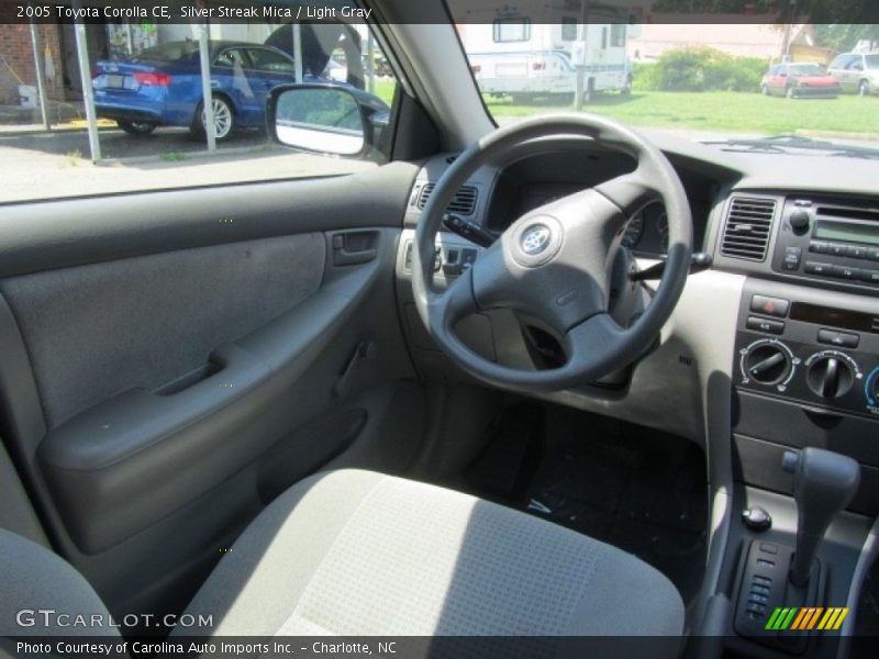 Silver Streak Mica / Light Gray 2005 Toyota Corolla CE