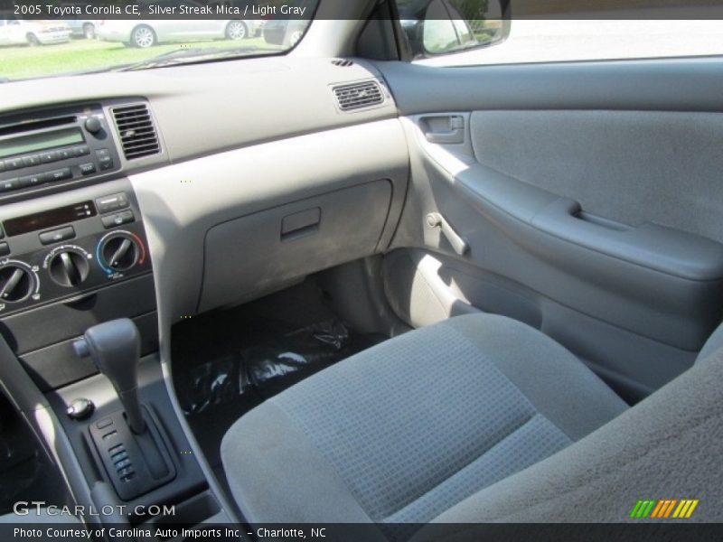 Silver Streak Mica / Light Gray 2005 Toyota Corolla CE