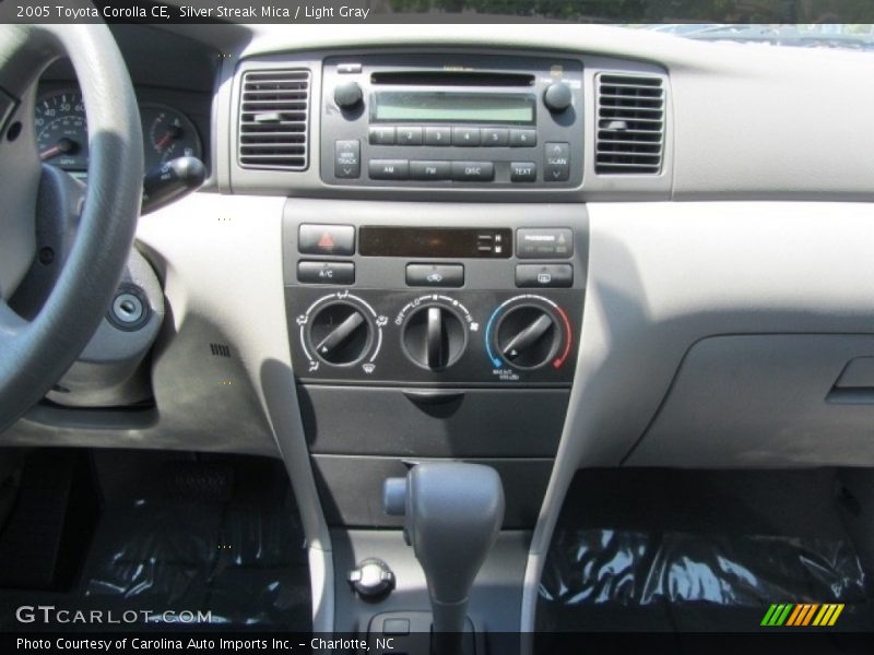 Silver Streak Mica / Light Gray 2005 Toyota Corolla CE