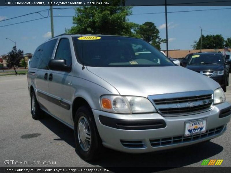 Galaxy Silver Metallic / Medium Gray 2003 Chevrolet Venture