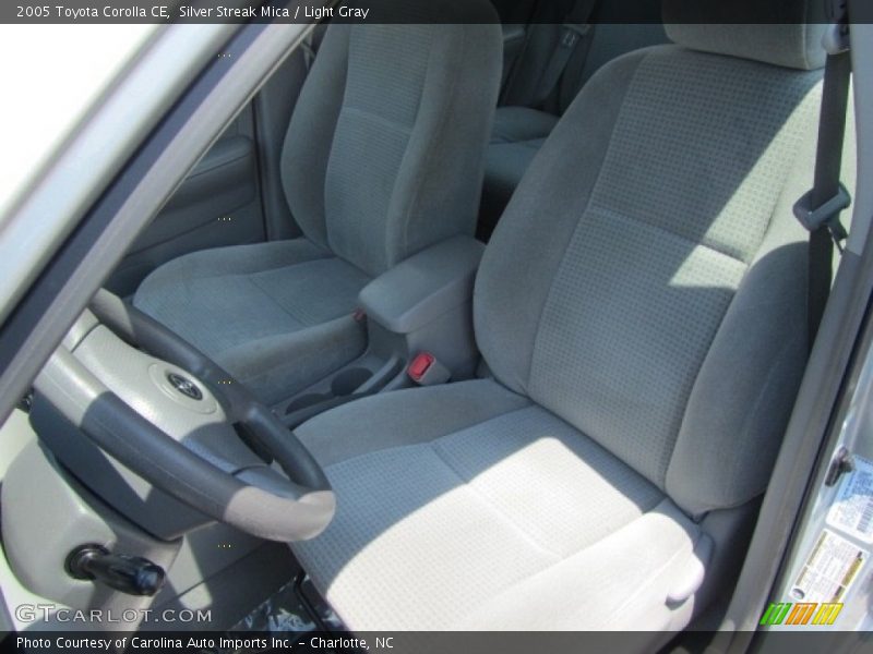 Silver Streak Mica / Light Gray 2005 Toyota Corolla CE