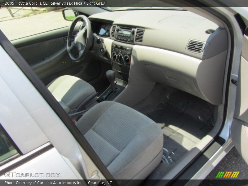Silver Streak Mica / Light Gray 2005 Toyota Corolla CE