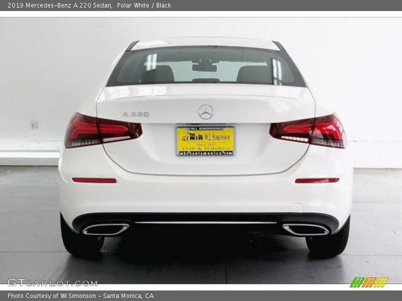 Polar White / Black 2019 Mercedes-Benz A 220 Sedan