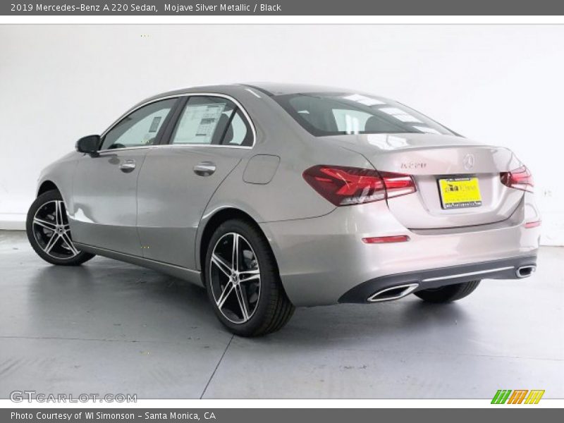 Mojave Silver Metallic / Black 2019 Mercedes-Benz A 220 Sedan