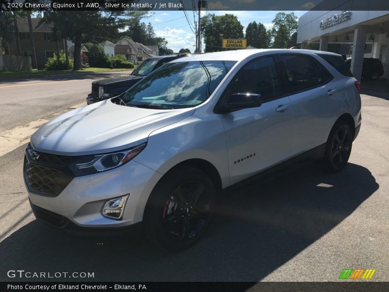Silver Ice Metallic / Jet Black 2020 Chevrolet Equinox LT AWD