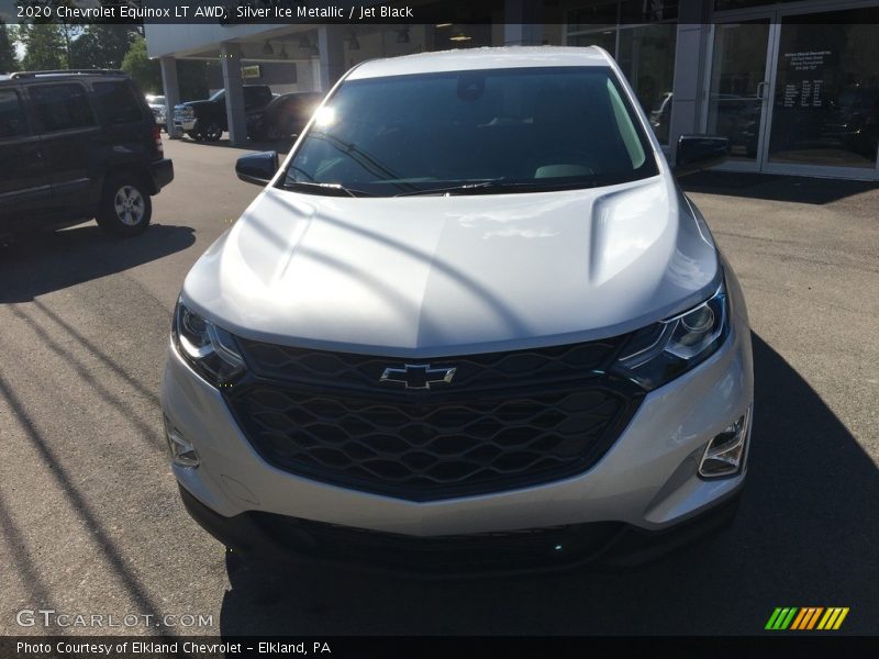 Silver Ice Metallic / Jet Black 2020 Chevrolet Equinox LT AWD
