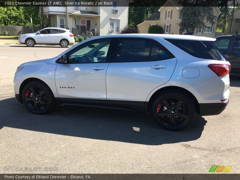 Silver Ice Metallic / Jet Black 2020 Chevrolet Equinox LT AWD