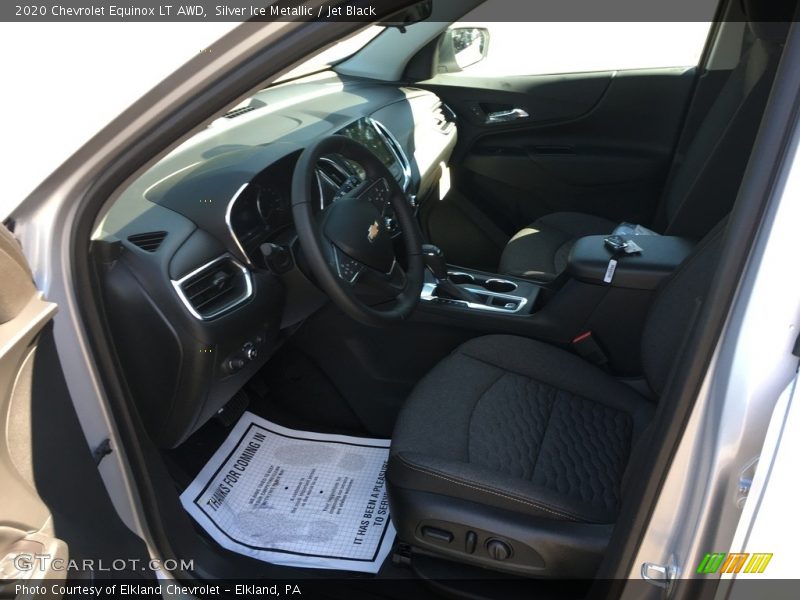 Silver Ice Metallic / Jet Black 2020 Chevrolet Equinox LT AWD