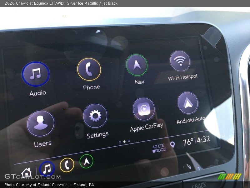 Silver Ice Metallic / Jet Black 2020 Chevrolet Equinox LT AWD