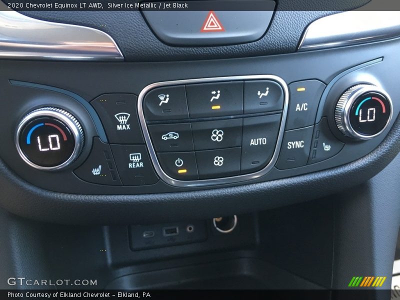 Controls of 2020 Equinox LT AWD
