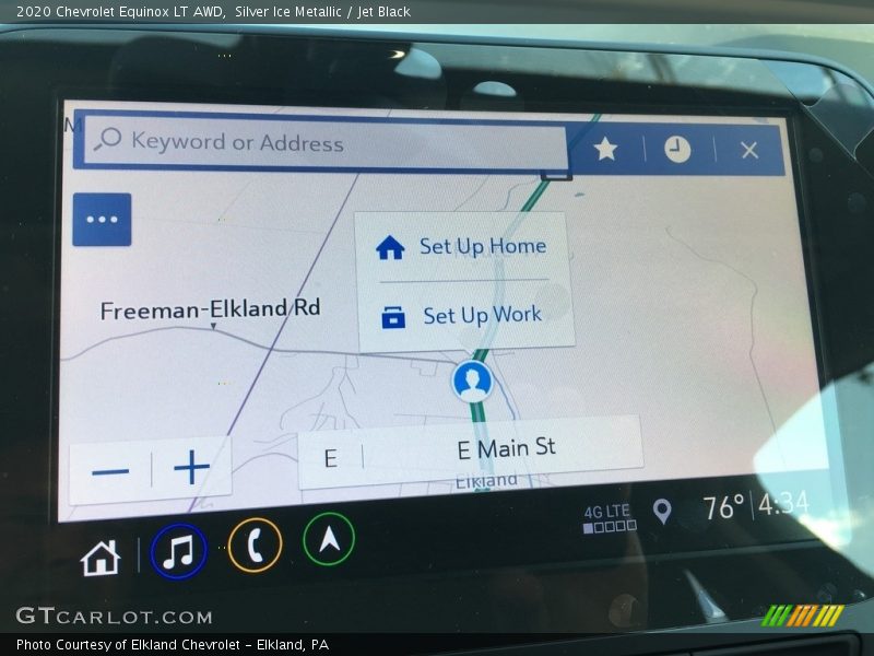Silver Ice Metallic / Jet Black 2020 Chevrolet Equinox LT AWD