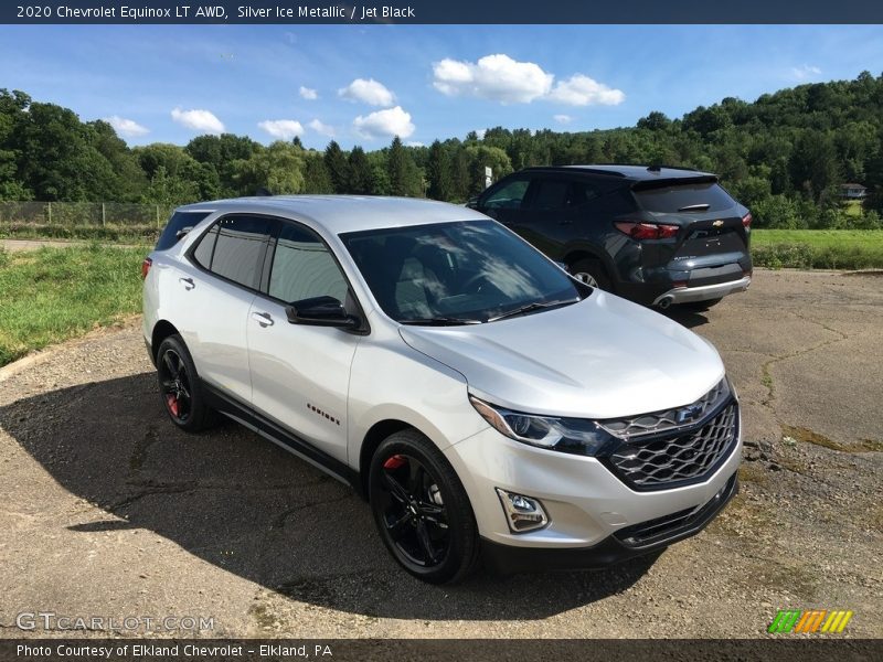 Silver Ice Metallic / Jet Black 2020 Chevrolet Equinox LT AWD